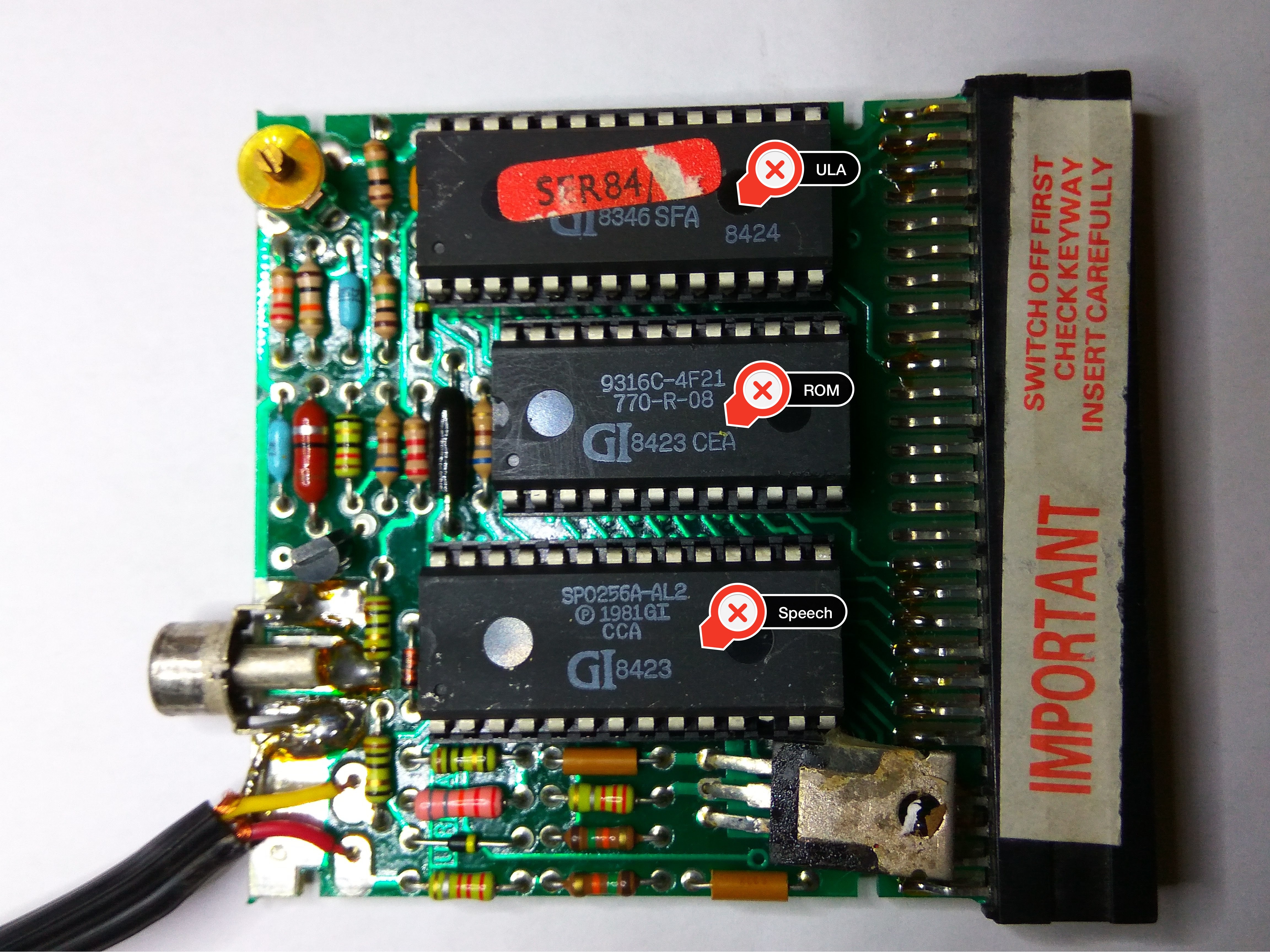 Annotated PCB