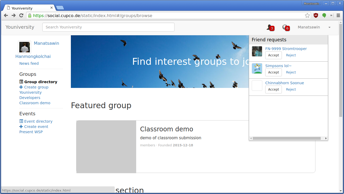 Group directory