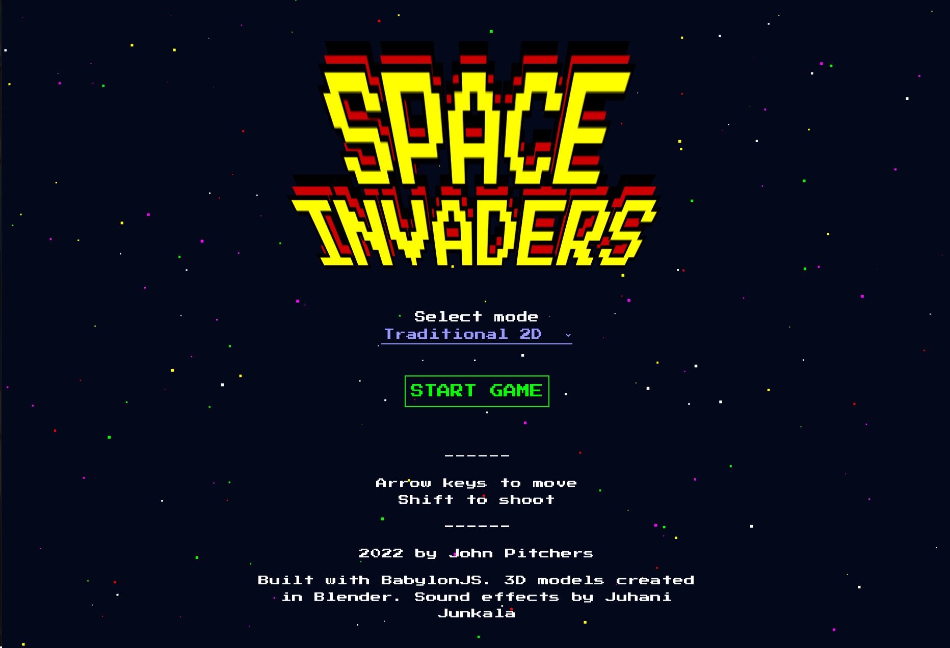 Space Invaders Screenshot