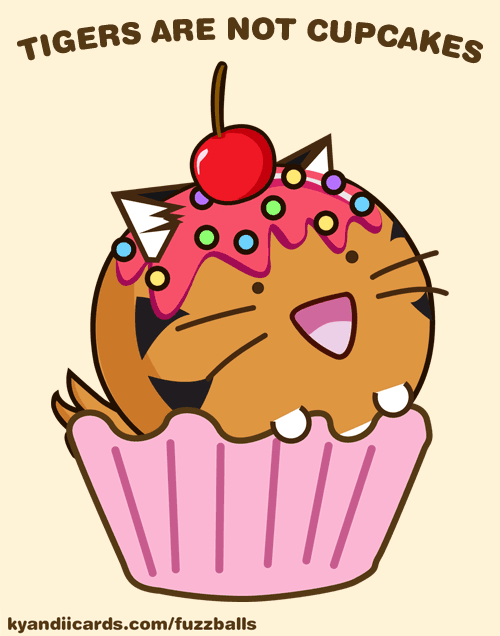 Tigercub cupcake