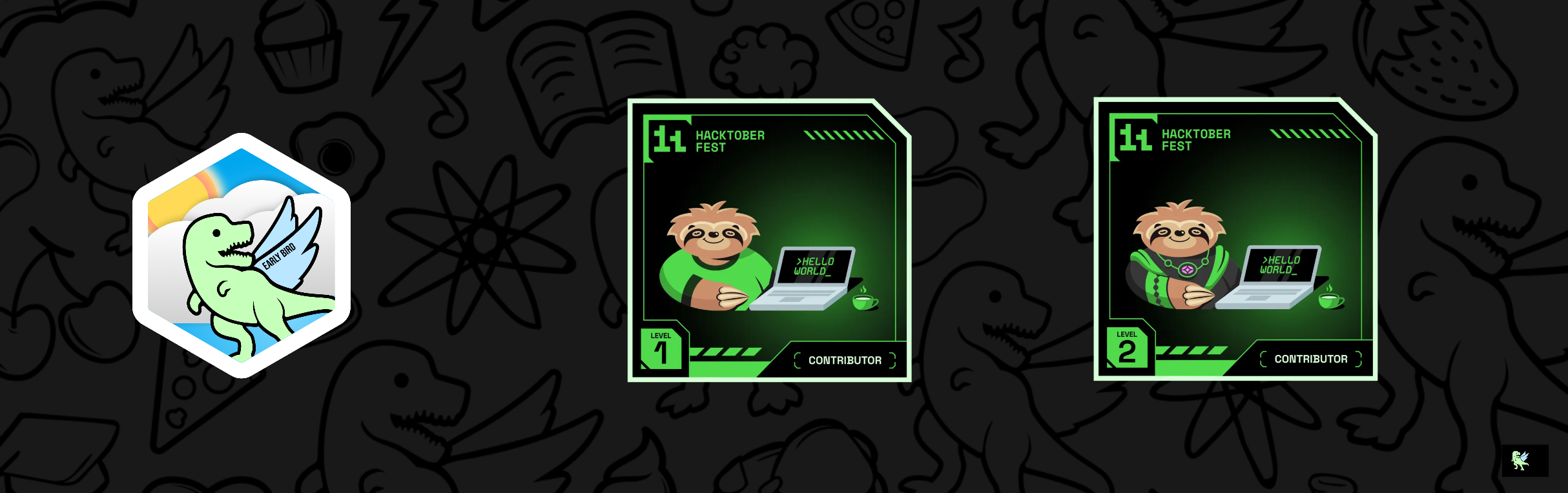 An image of @sayanjit082805's Holopin badges, which is a link to view their full Holopin profile