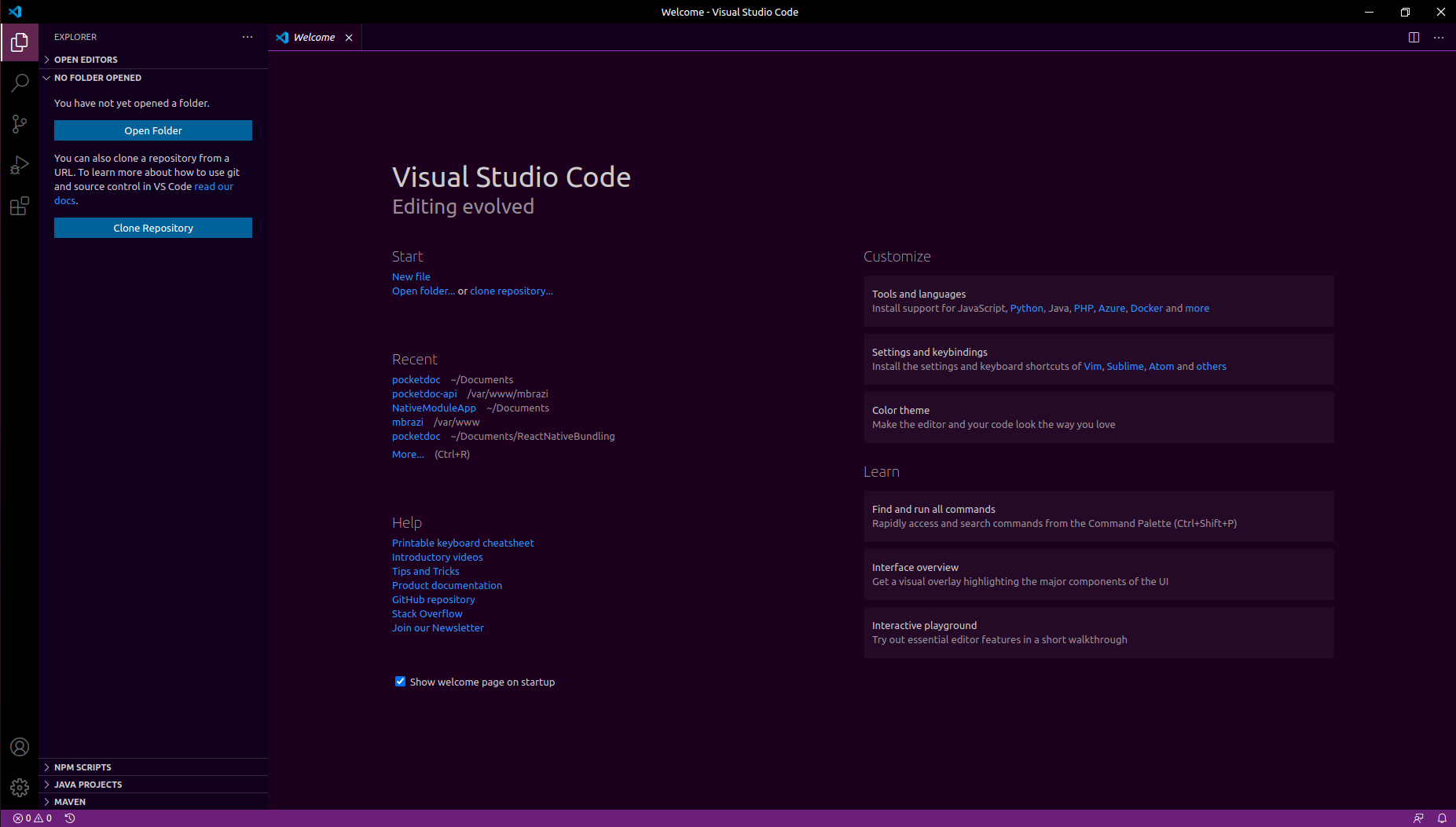 VSCODE UBUNTU THEME