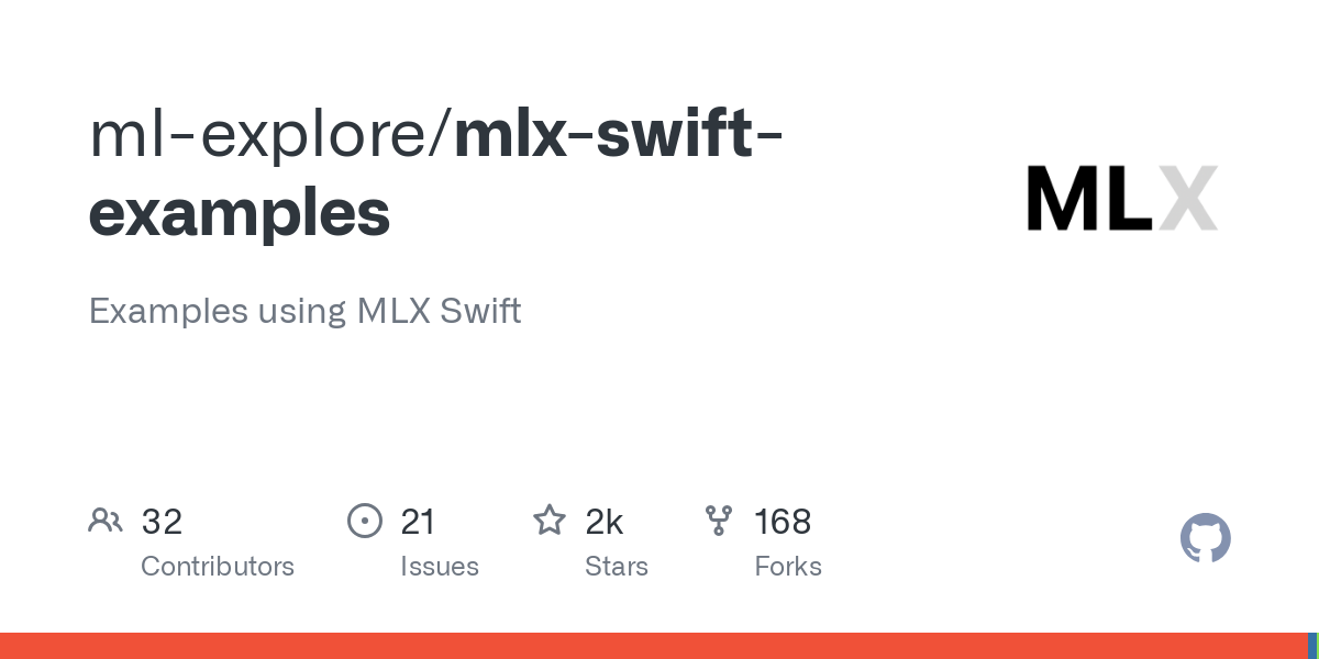 ml-explore / mlx-swift-examples