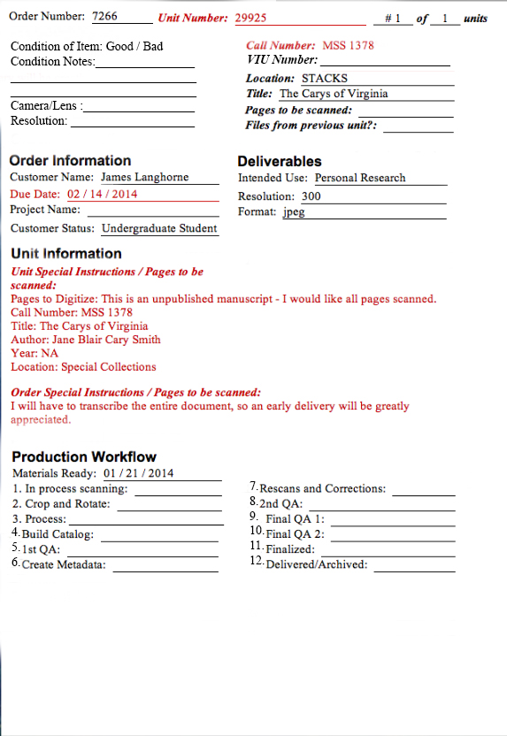 routing slip sample