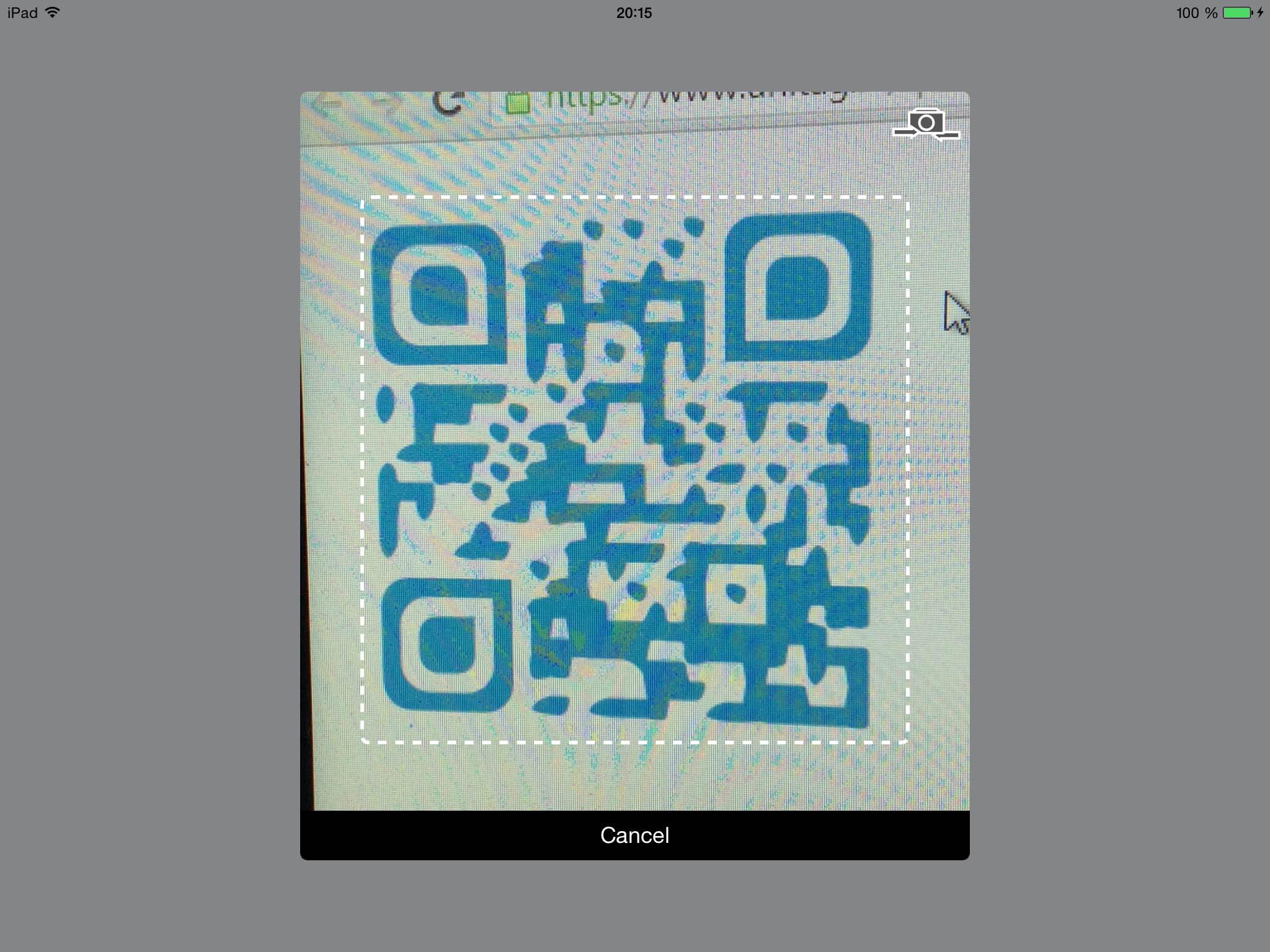 QRCodeReader.swift screenshot