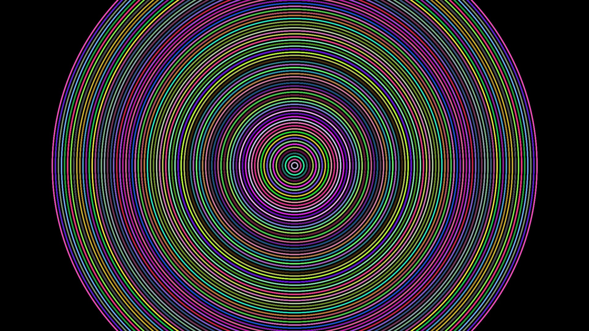 Random colour circles