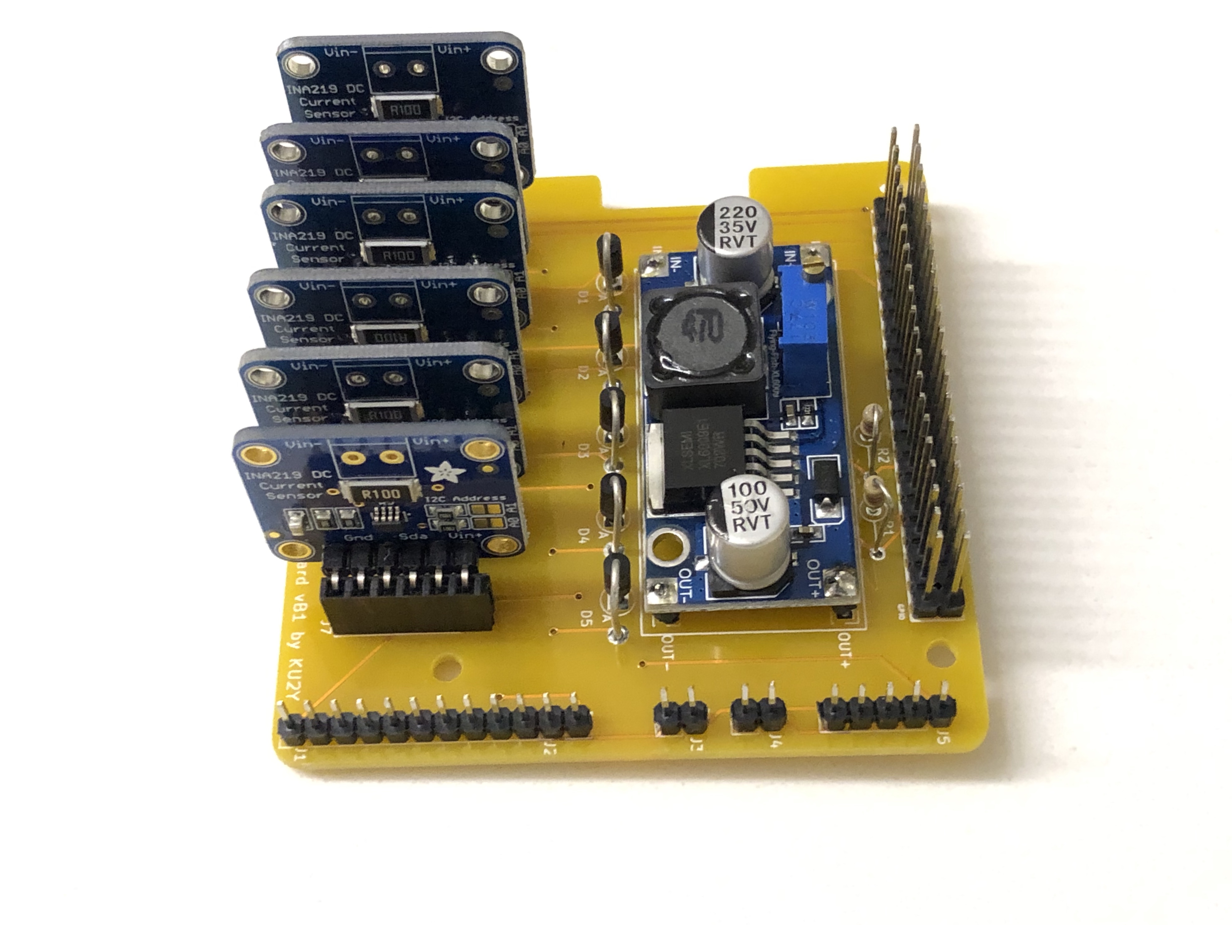 PCB with Sensor Boards