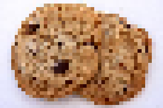 Low resolution cookies