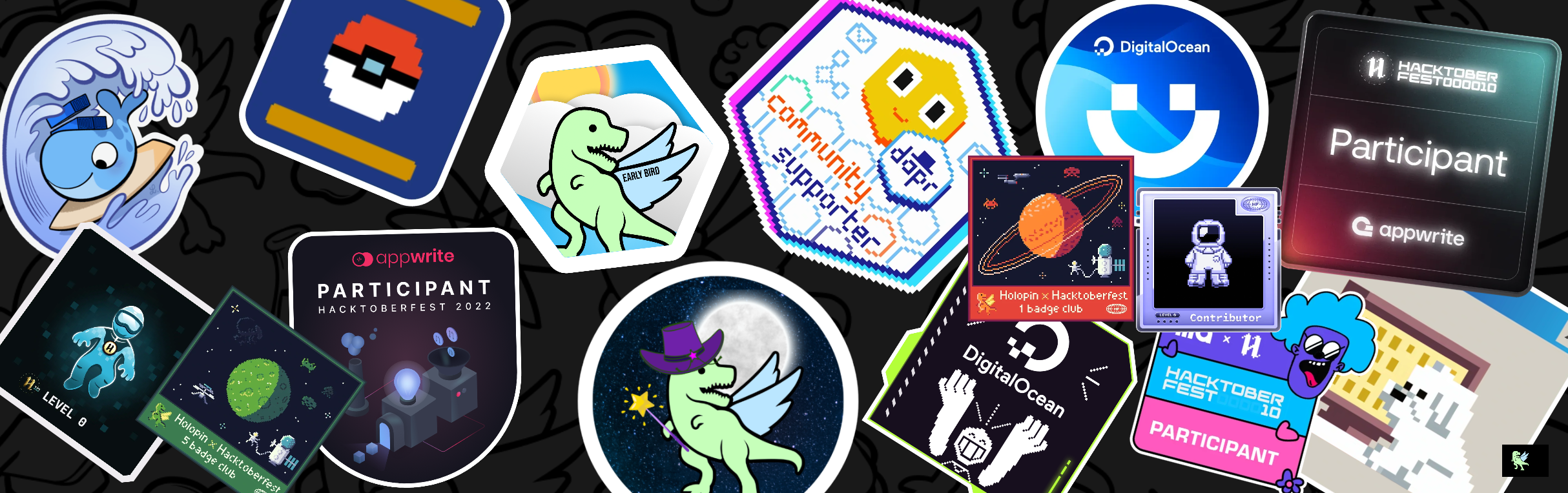 An image of @mrgts's Holopin badges, which is a link to view their full Holopin profile