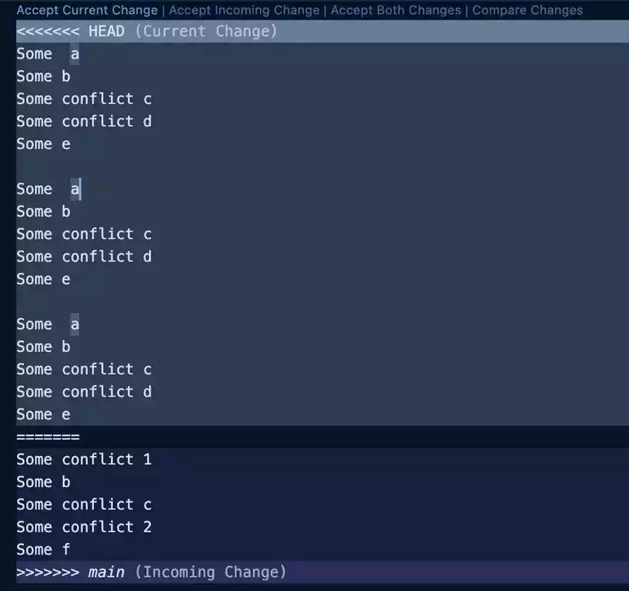 vscode merge conflict GUI example