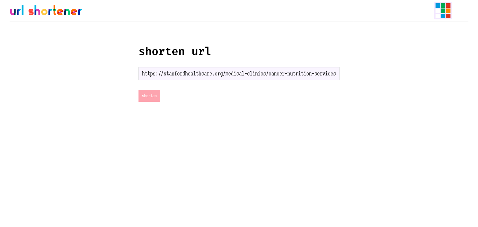 url shortener