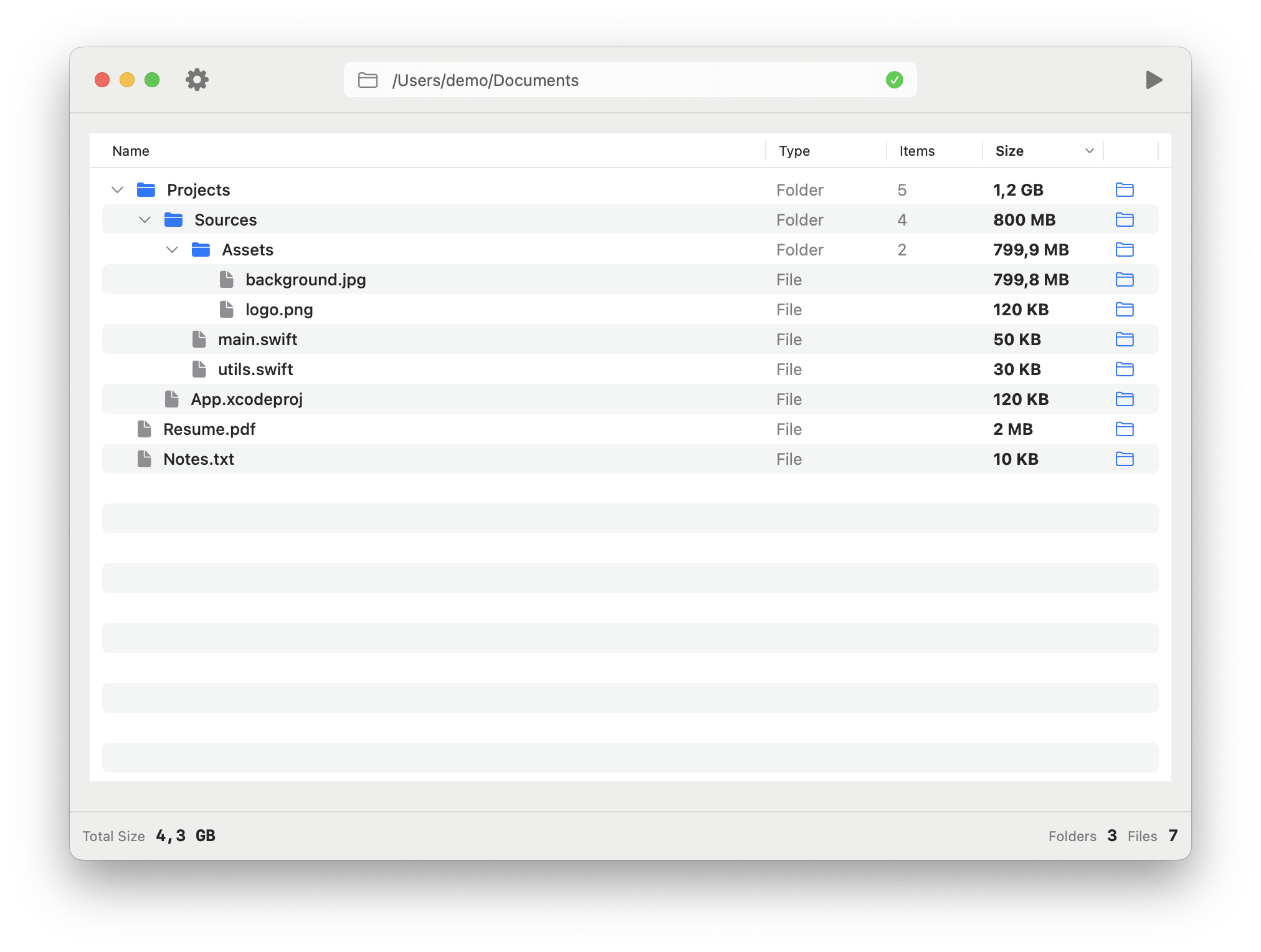 GitHub - exelban/space: Simple disk space analyzer for macOS