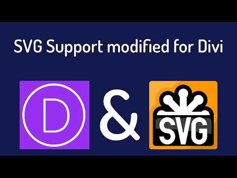 SVG Support - Modified for Divi