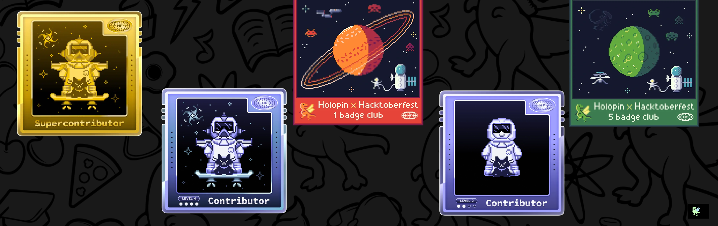 An image of @asahaos's Holopin badges, which is a link to view their full Holopin profile