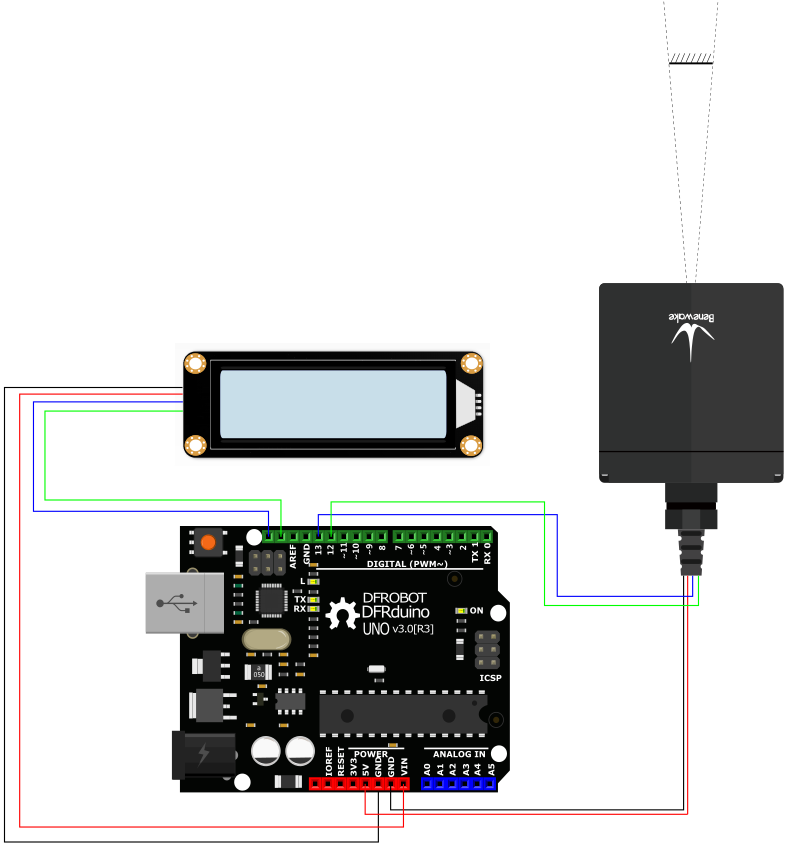 TF03 LCD显示接法