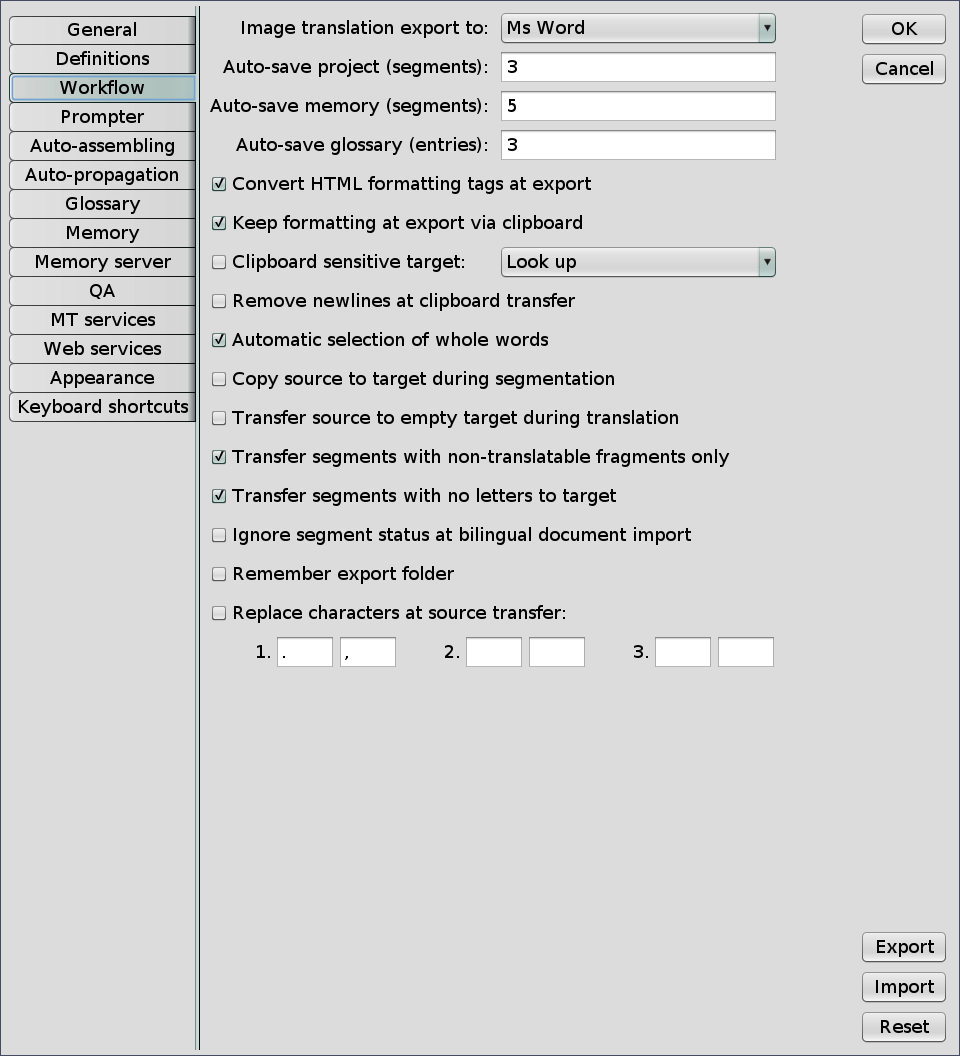 Workflow pane