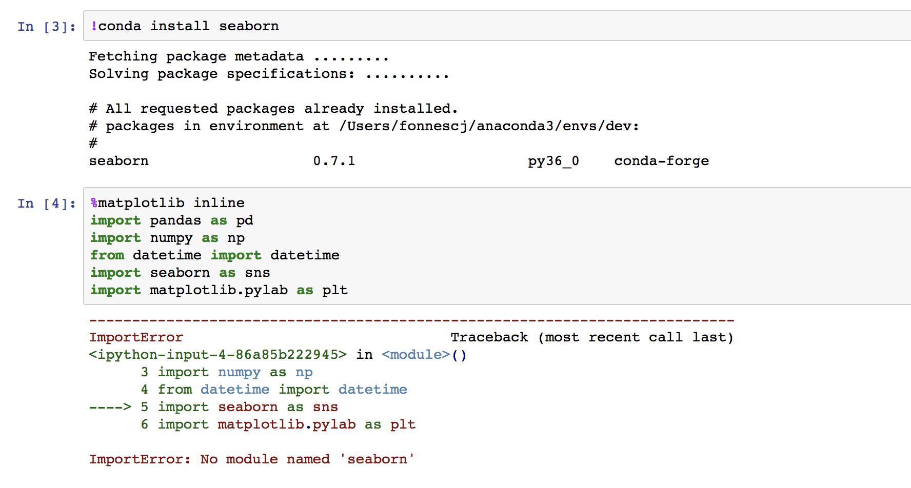 Installed package won&rsquo;t import in notebook · Issue #2359 · jupyter 