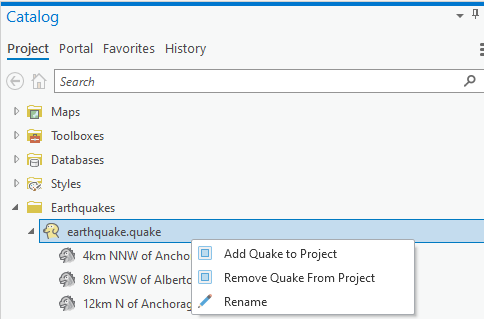 Custom Project Item Rename Context Menu