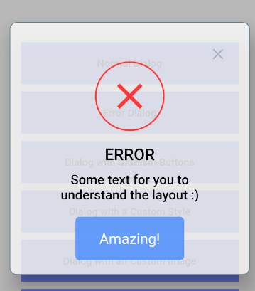 Error Dialog