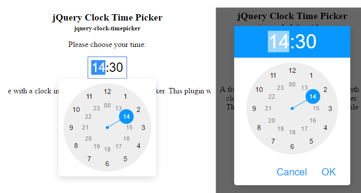 jquery-clock-timepicker screenshot