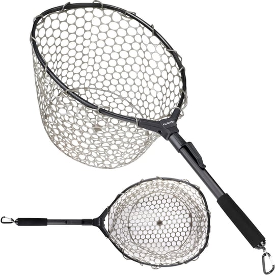 plusinno-fly-fishing-net-fish-landing-net-trout-bass-net-soft-rubber-mesh-catch-and-release-net-16-x-1