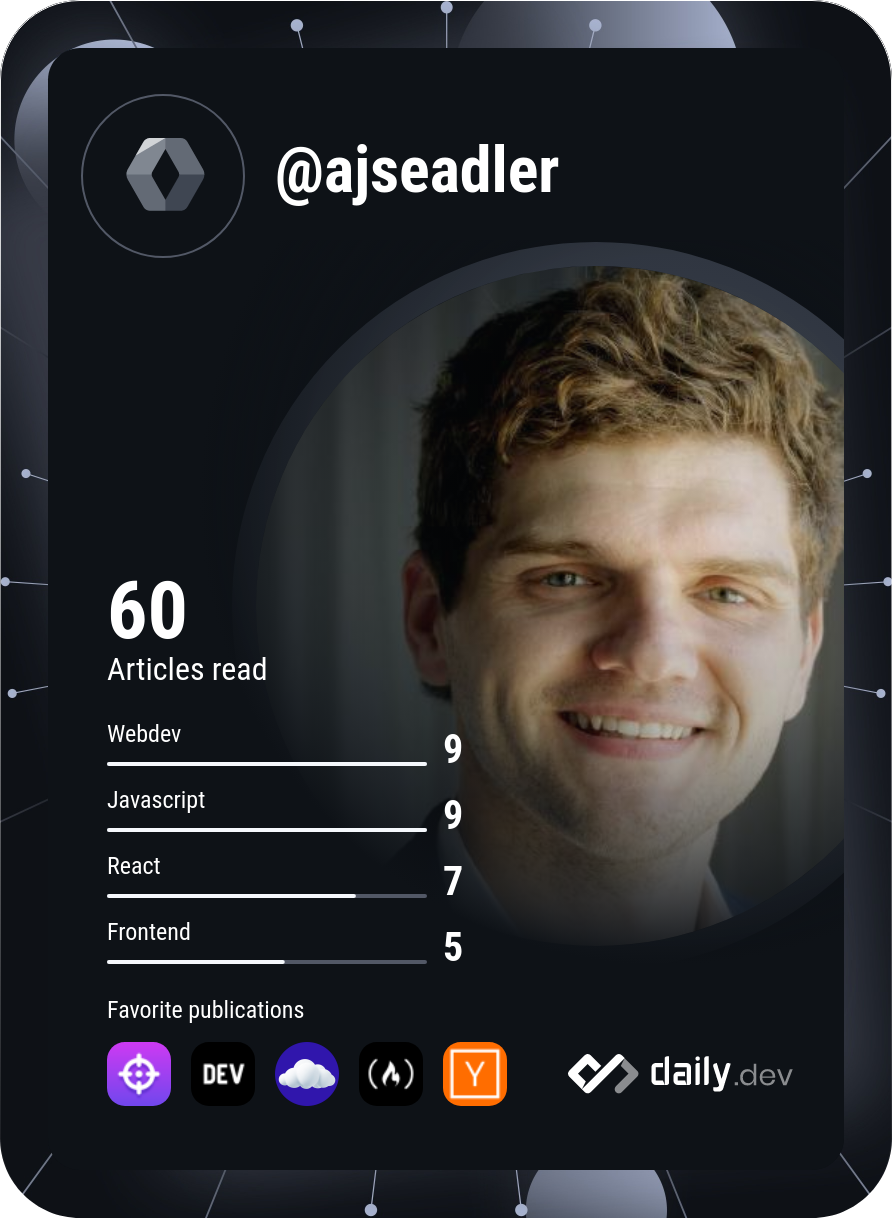 Aj Seadler's Dev Card