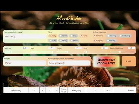 MoodShaker Demo Video