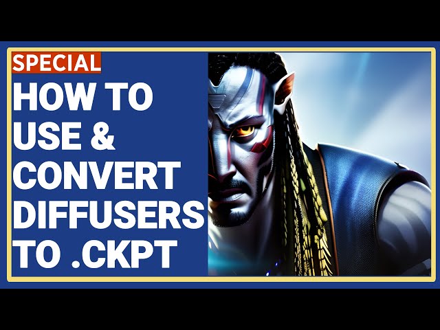 How to Run and Convert Stable Diffusion Diffusers (.bin  Weights) & Dreambooth Models to CKPT File