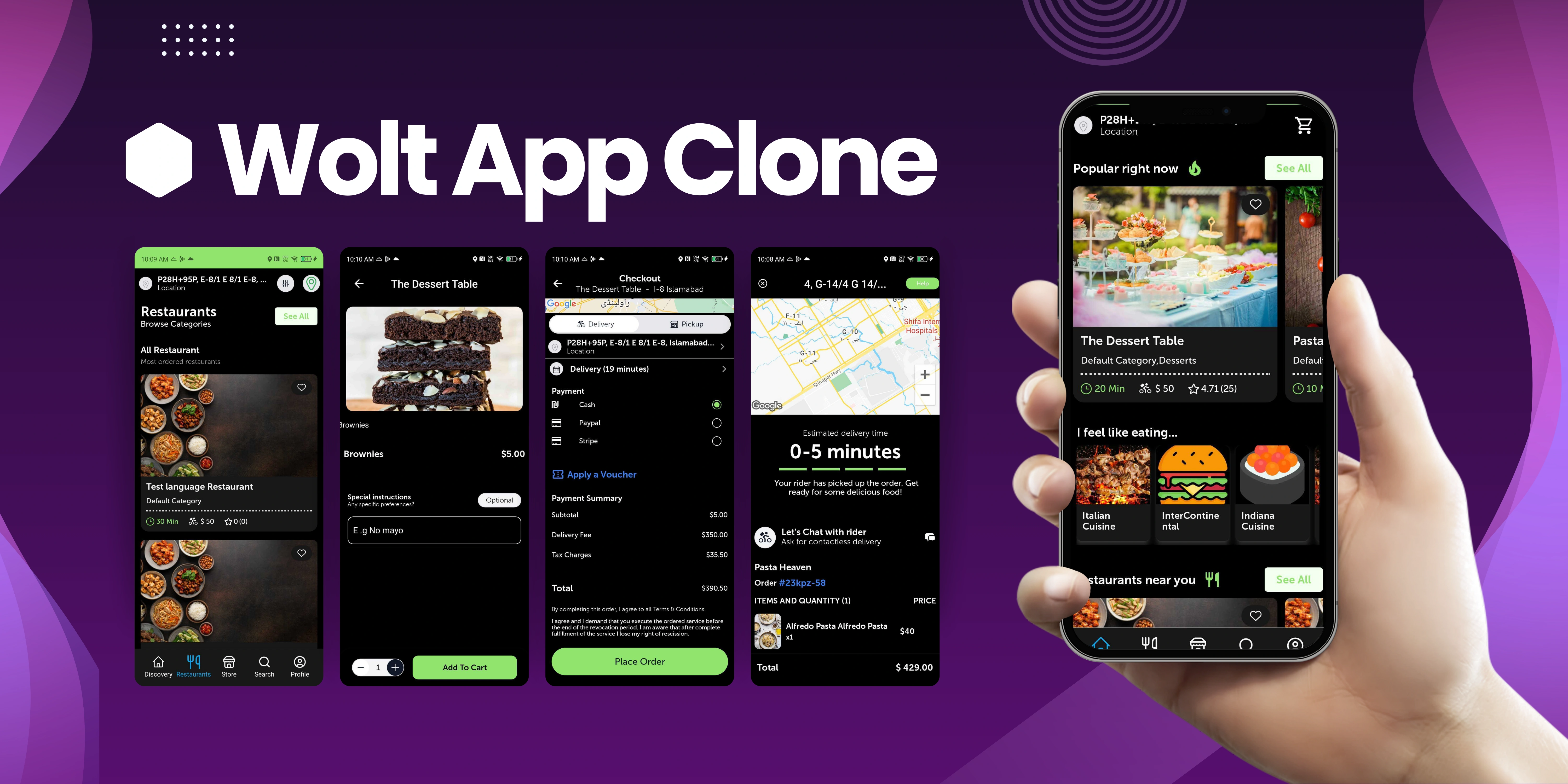 wolt app clone