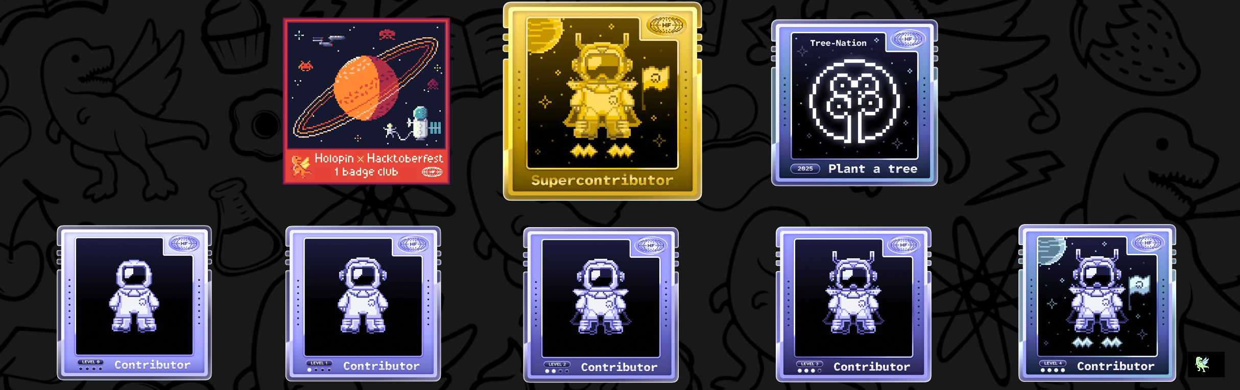 An image of @aryanguptacsvtu's Holopin badges, which is a link to view their full Holopin profile