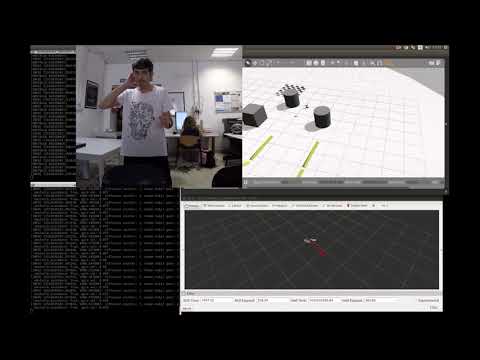 Gesture Based and Obstacle Avoidance Coordination test