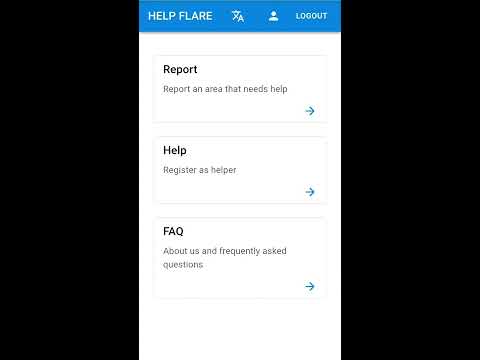 Thumbnail showing a screenshot of the "Help Flare" site