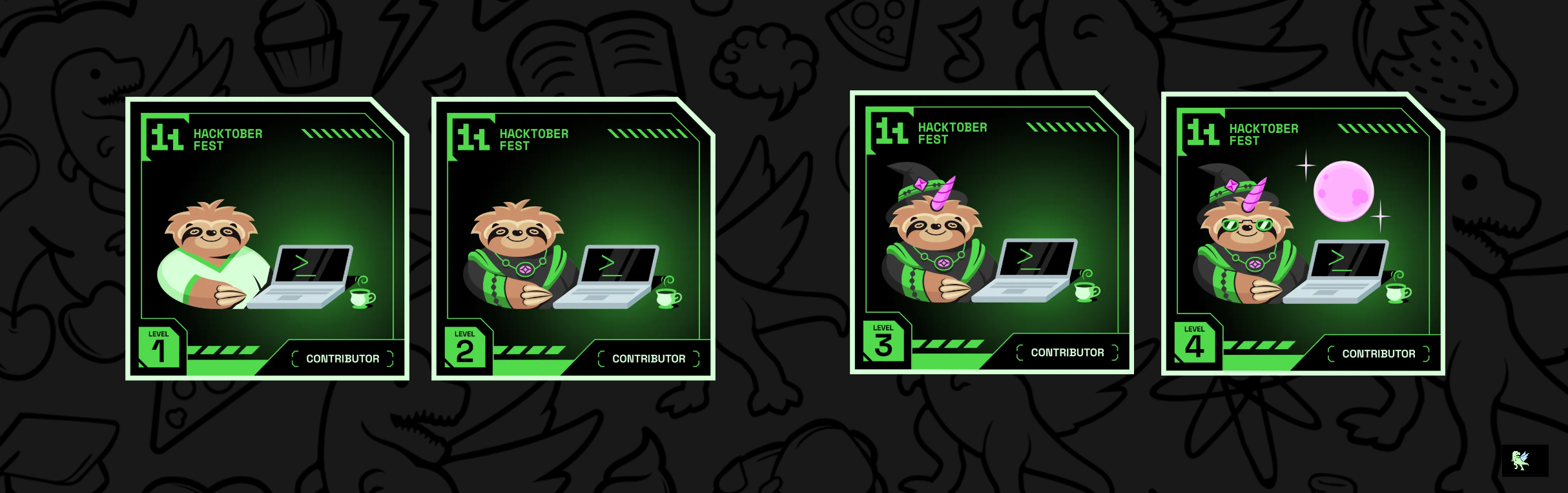 An image of @tobymaxham's Holopin badges, which is a link to view their full Holopin profile