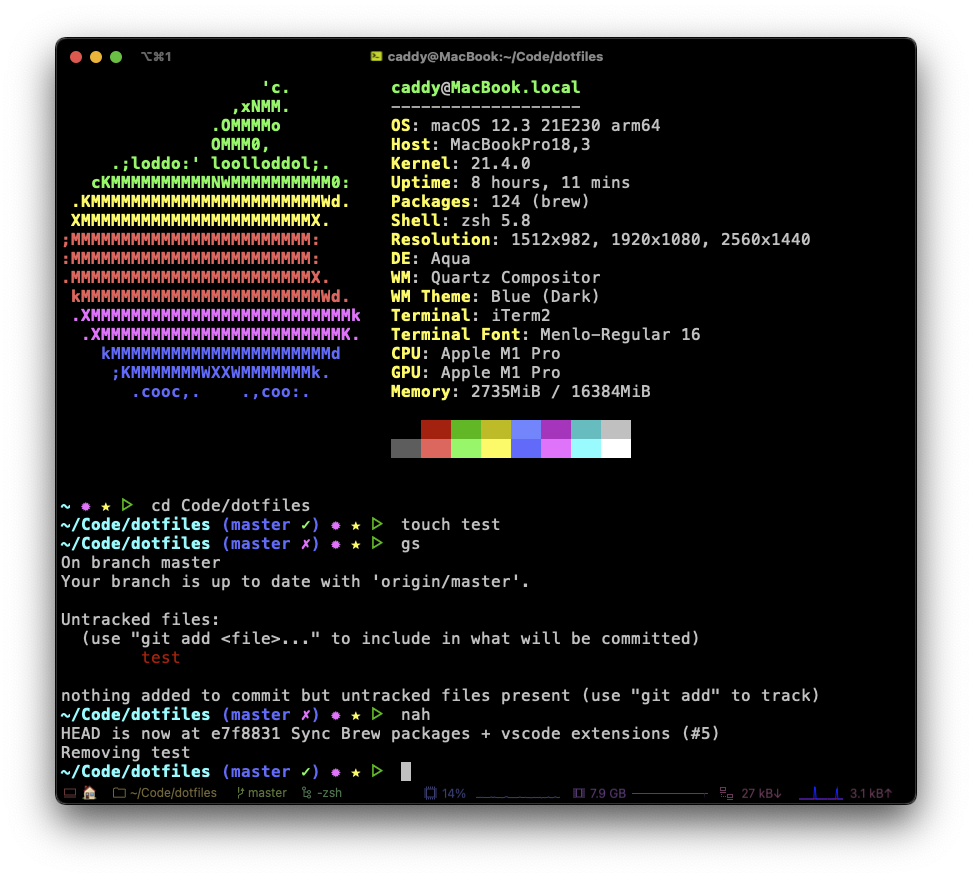 Terminal screenshot