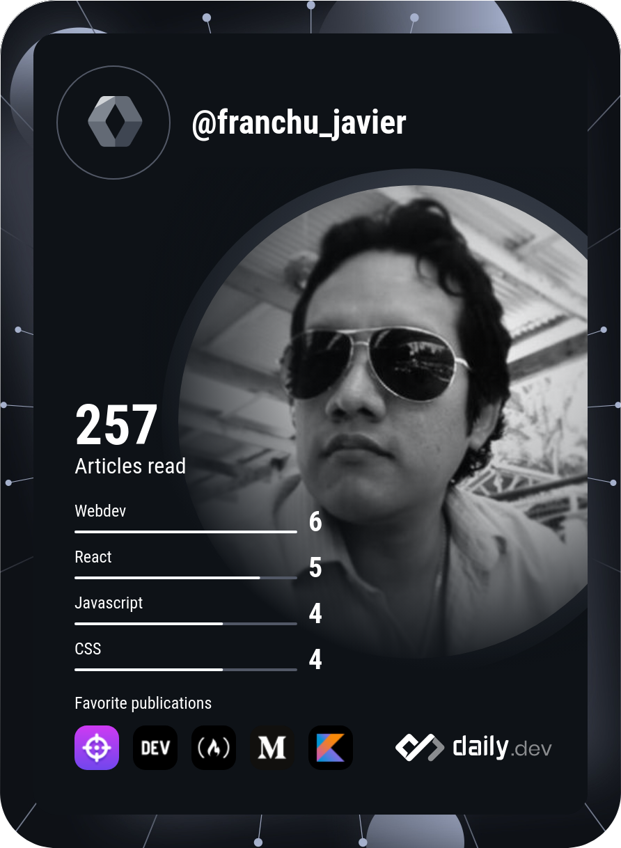 Franchu's Dev Card