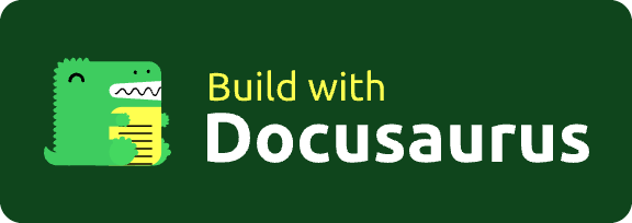 Built with Docusaurus