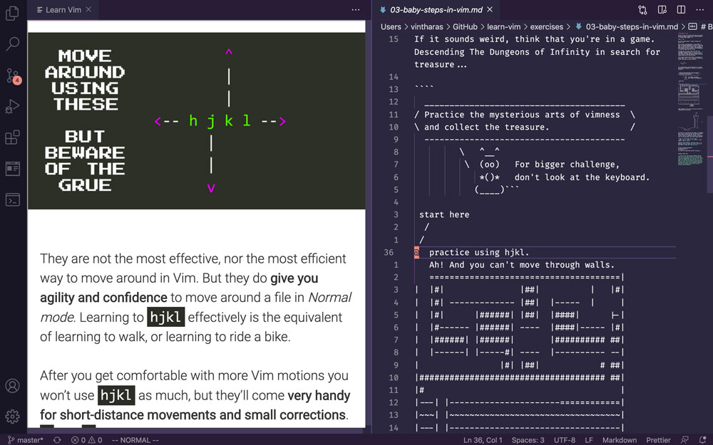 Learn Vim Basics