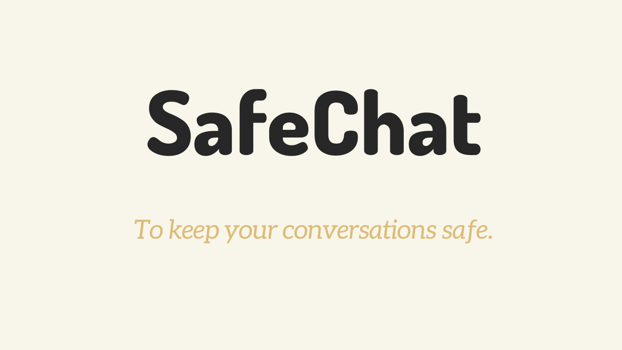 SafeChat banner