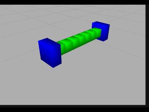 ODE (Tuned) - Multiple Block Grasp - 7 Blocks - 'Infinite' Friction