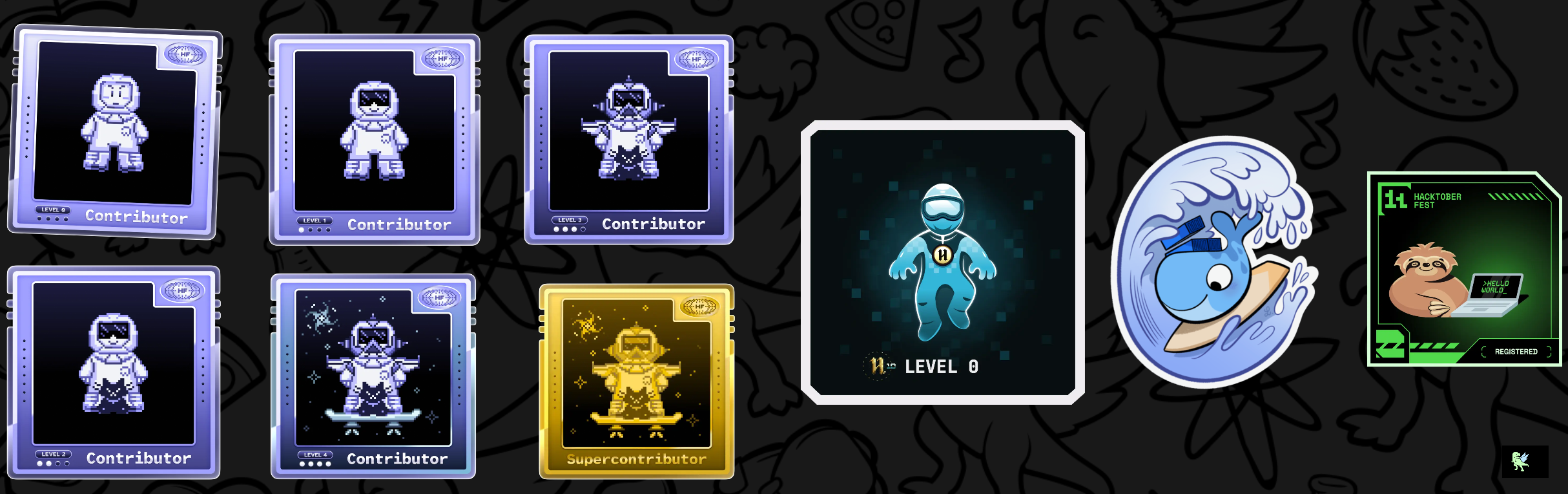 An image of @baviskarvaibhav's Holopin badges, which is a link to view their full Holopin profile