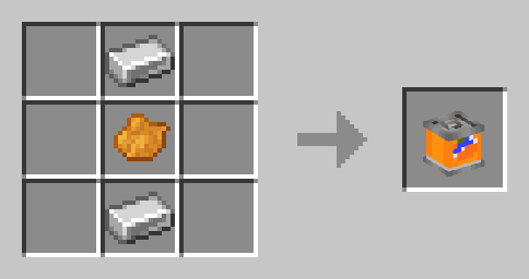 Image displaying crafting recipe of Orange Can