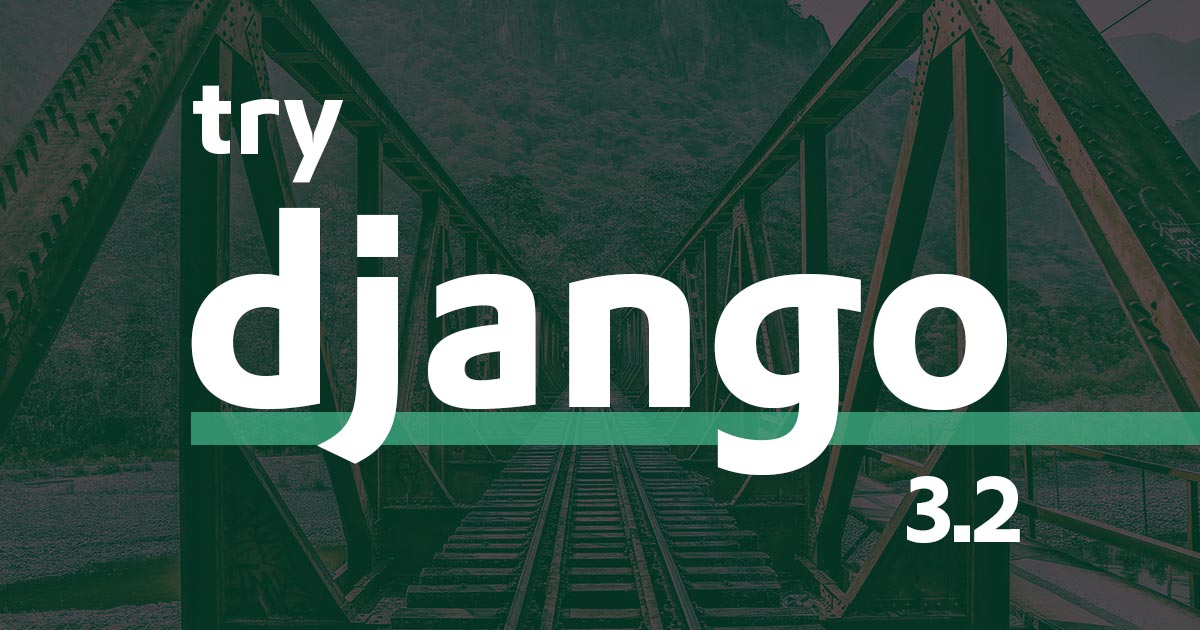 Try Django 3.2 Logo