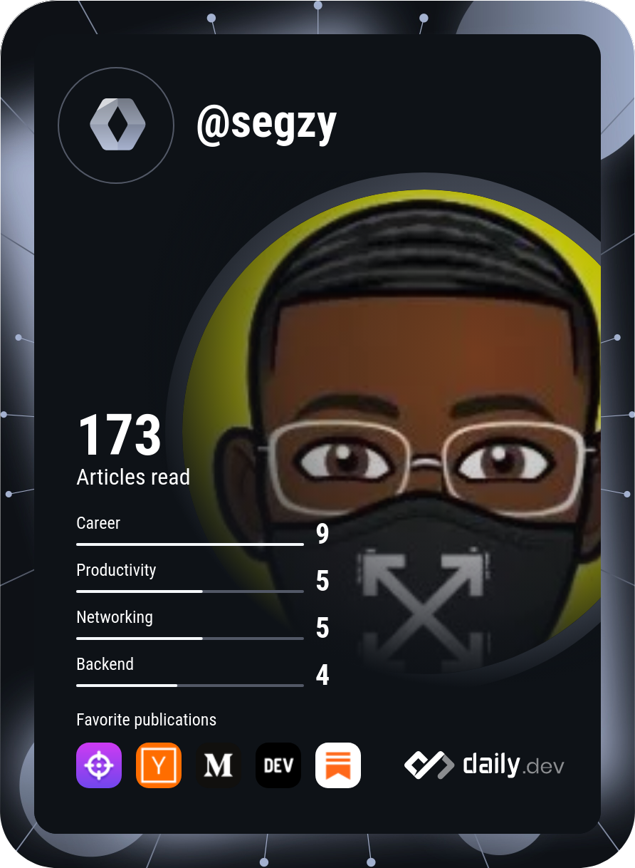 Gift Segun ade's Dev Card