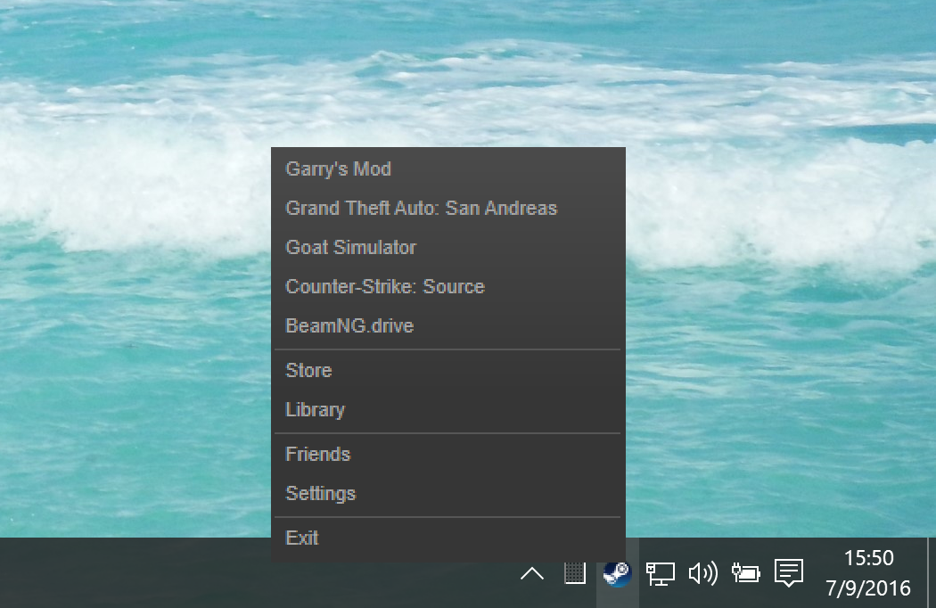 Steam on Windows