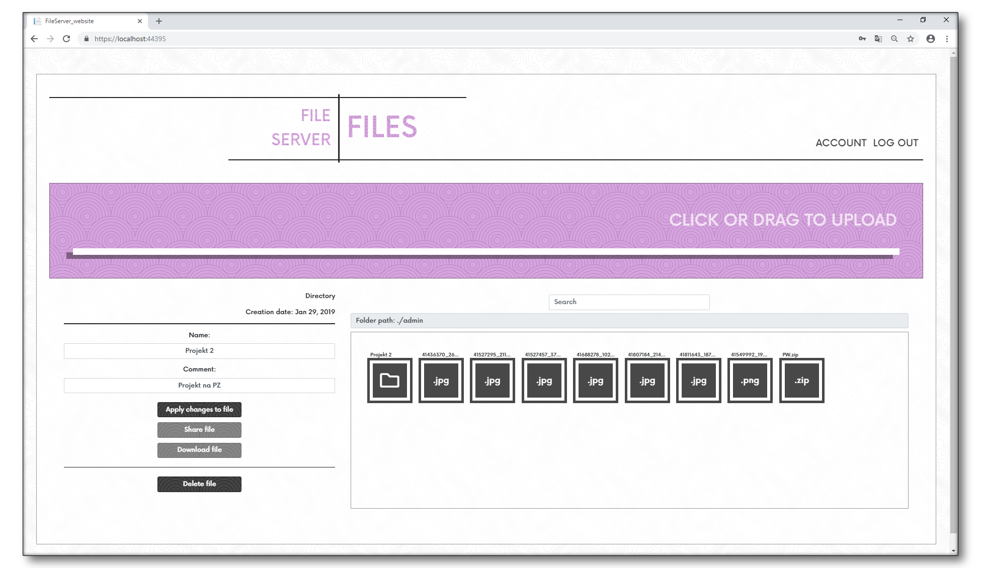 GitHub - DamianSzpura/FileServer-website: Its webpage where you can ...