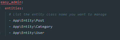 add your entities