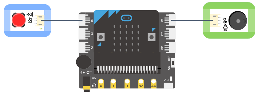 防盗展台-microbit