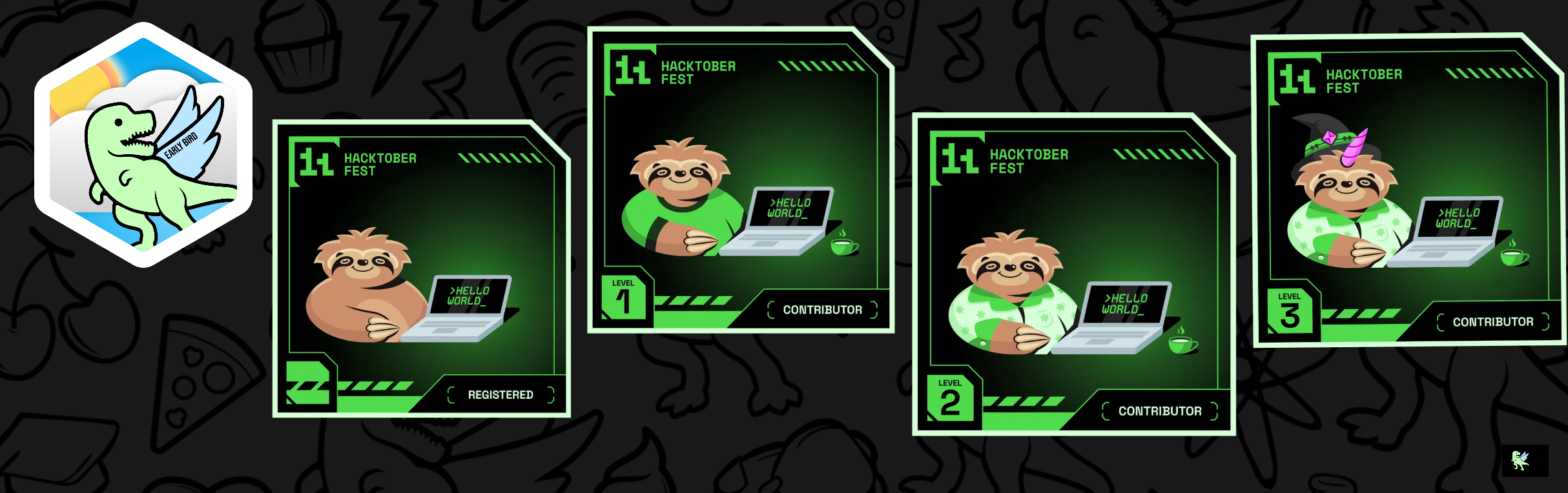 An image of @asmb123's Holopin badges, which is a link to view their full Holopin profile