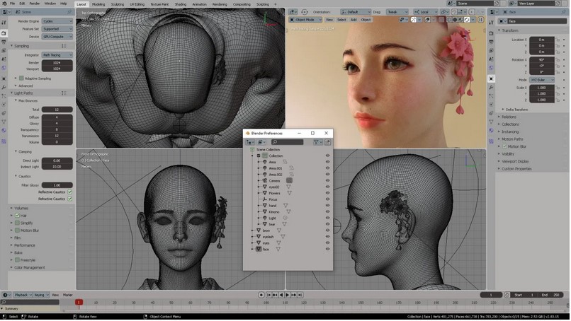 XSIMOD theme for Blender 2.83 - Quad View