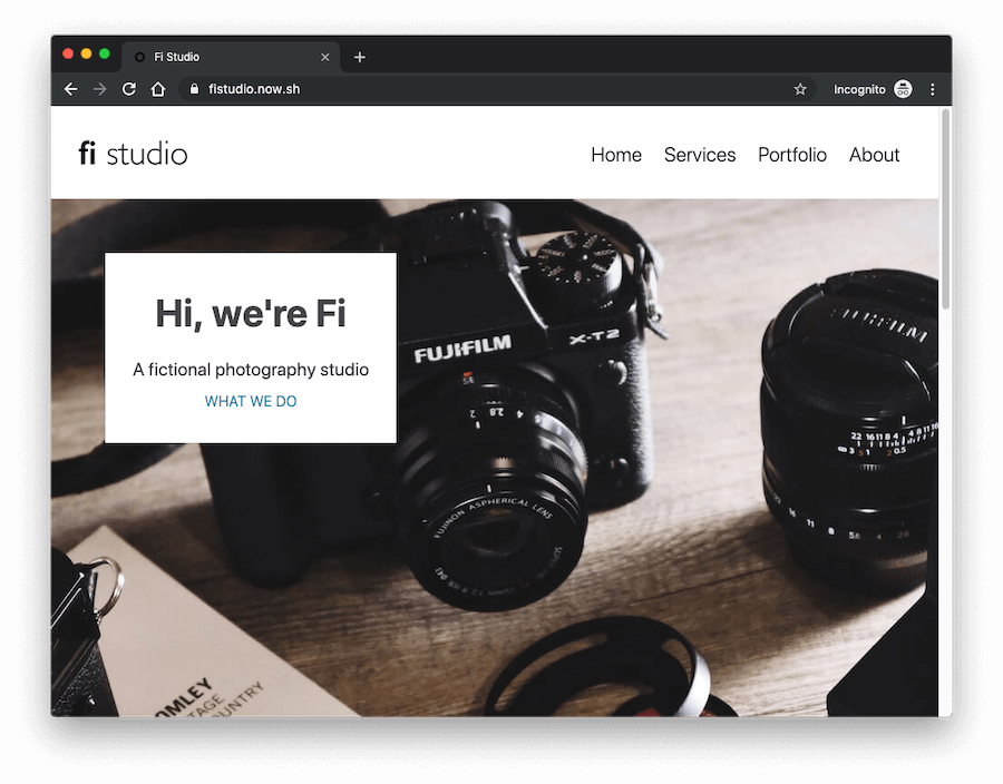 Fi Studio Website